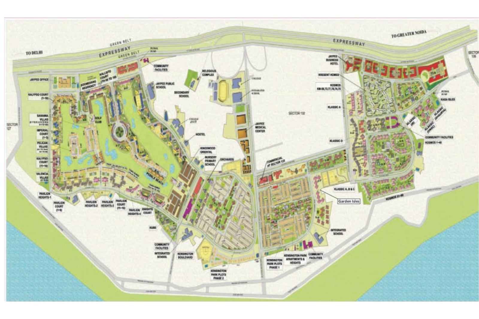 Jaypee Greens Master Plan Sector 128 Noida
